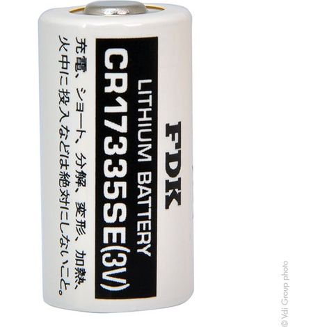 FDK - Pile lithium CR17335SE 2/3A 3V 1.8Ah (1/2)