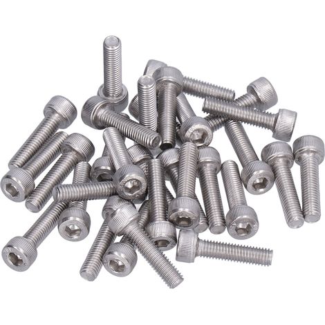 Kit de 30 vis à tête creuse M5 A2-70 pour la maintenance et la réparation (M5x20). (1/5)