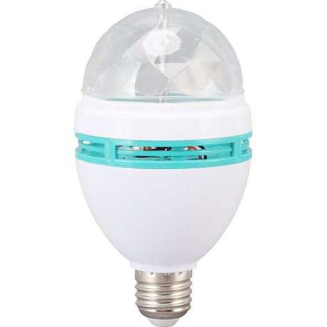 Ampoule dansante E26 Base RGB changement automatique sûr Stable ABS PC rotatif pour fête Bar mariage 85-260V (1/5)