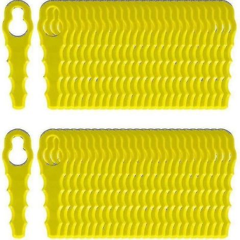 Lame De Rechange - Coupe-Bordures - Plastique - 67 Mm - Compatible RAC155 RAC157 RAC158 - Lot De 100 (1/4)
