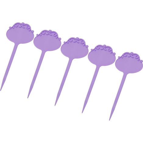 50 étiquettes imperméables pour plantes, marqueurs de fleurs, étiquettes pour plantes en pot, pour jardin et pépinière, violettes (1/5)