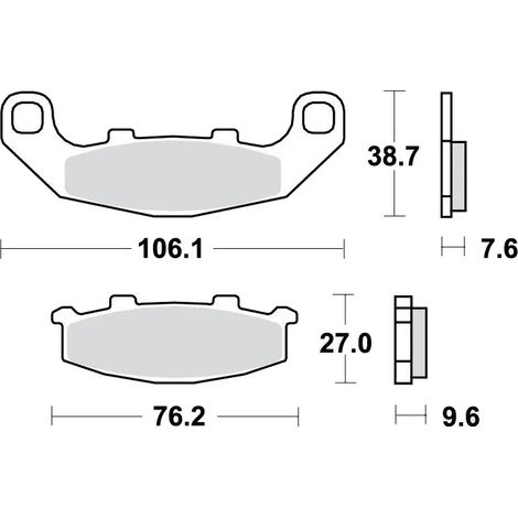 Pastillas de freno TRW MCB586