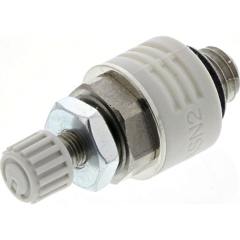 Silencieux pneumatique SMC Séries ASN2, M5 Mâle, Fileté, en Laiton 1.5MPa ( Prix pour 1 )
