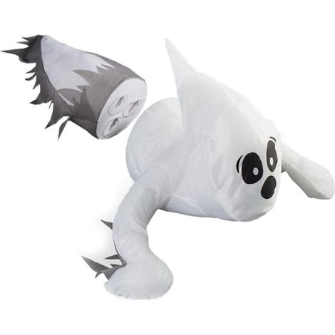 Fantôme de fenêtre cassée Halloween pour décoration intérieure et extérieure (1/5)