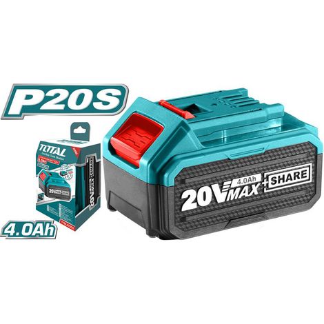 BATTERIA AL LITIO 20V DA 4Ah PER ELETTROUTENSILI UTENSILI TOTAL (1/5)