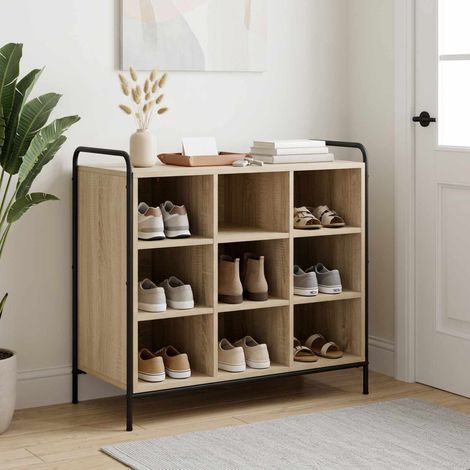 vidaXL Armario Zapatero 85 x 39,5 x 75 cm Madera de ingeniería (1/5)