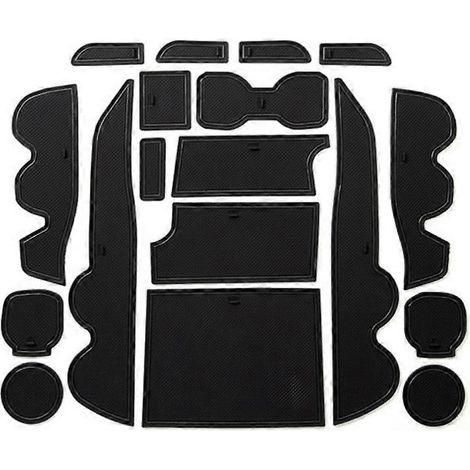 Accessoires 2016-2021 : inserts personnalisés pour porte-gobelets, console et vide-poches de portières (double cabine, bl) (1/5)