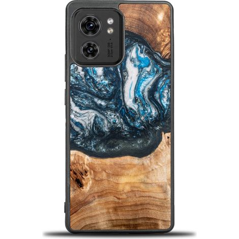 Custodia esclusiva Bewood per Motorola Edge 40 - Pianeti - Terra (1/4)
