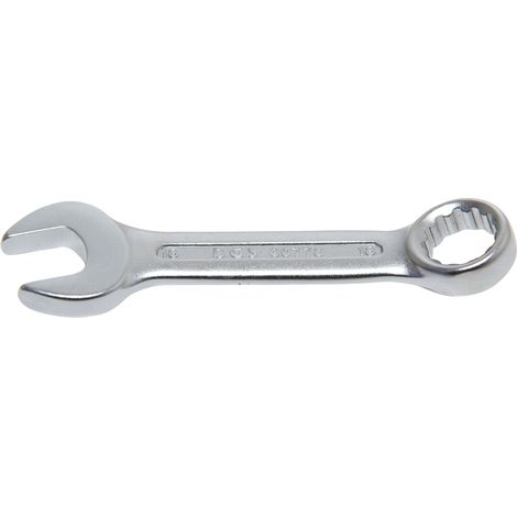 BGS chiave combinata anelli a, extra corta, 18 mm, 1 pz, 30778