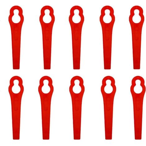 Lot de 100 lames rechange coupe-bordure plastique accessoires lames (1/4)