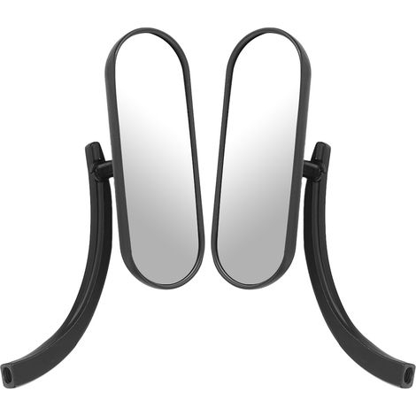 Rétroviseur Universel Moto en Aluminium et Verre, Rétro Vue Arrière Modifié, Accessoire Moto (1/5)