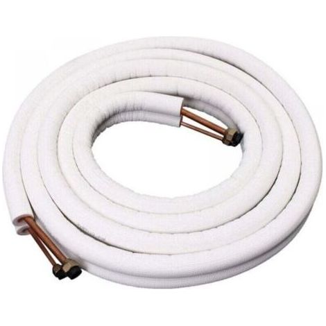 Tuyau En Cuivre Isolé 1/4 '' 3/8 '' Climatiseur Tuyaux Raccords Paire Tube De Bobine - 4M (1/4)