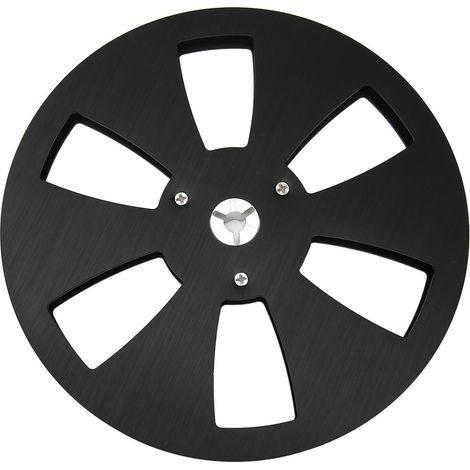 Leere 1/4"-Magnetbandspule (7 Zoll), 6 Löcher, universell, Aluminiumlegierung, für Bandöffnungsmaschinen und Aufwickelspulen (1/5)