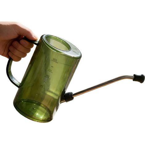 Arrosoir de 1500 ml – Bec long – Convient aux plantes d'intérieur et d'extérieur, aux succulentes et aux fleurs – Arrosoir gradué – Arrosoir à jet – Kit d'arrosage et accessoires de jardin pour plante (1/5)