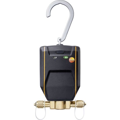 Vanne intelligente pour balance de réfrigérant numérique testo 560i – Remplissage automatique Bluetooth – Protection IP54 – Compacte et précise