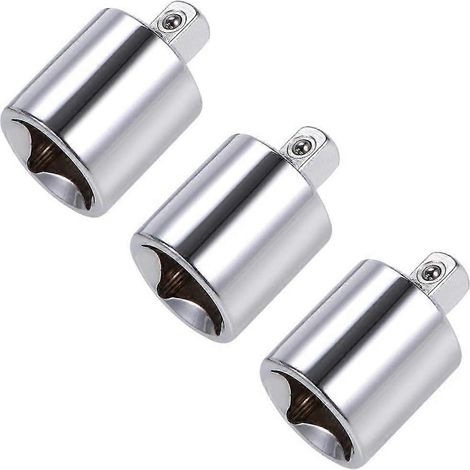 Lot de 3 réducteurs de douille 1/2 pouce (F) x 1/4 pouce (M), femelle vers mâle (1/3)