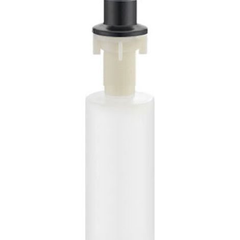 Quetschseifenflasche aus Kunststoff mit Pumpkopf aus Edelstahl 304 für die Küchenspüle, schwarzer Pumpkopf (1/5)