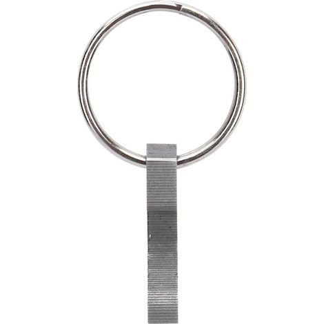 Mini-décapsuleur en acier inoxydable, ouvre-bouteille porte-clés, tire-bouchon portable pour barbecue en extérieur (1/5)