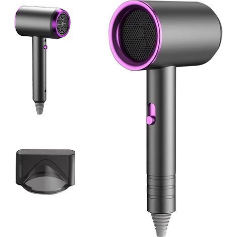 Ionen-Haartrockner, 1200 W, Schnelltrocknend, Professioneller Haartrockner, 4 Temperaturstufen/3 Geschwindigkeitsstufen, Überhitzungsschutz, Professioneller Haartrockner mit negativen Ionen (1/5)