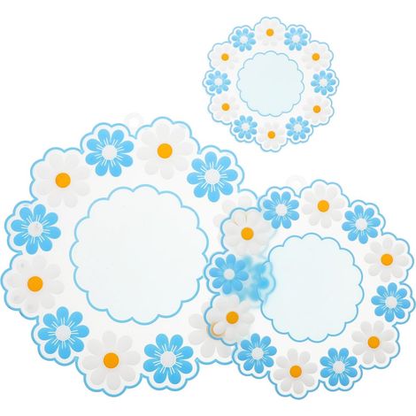 3 multifunctional silicone wok mats, non-slip kitchen trivets, washable