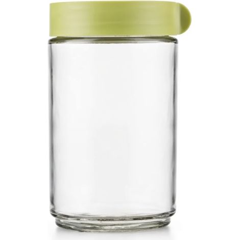 Bocal de rangement en verre avec couvercle bocal (1/5)