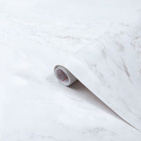 Film adhésif Meuble décoratif – Roméo Givré Blanc 67,5 cm x 15 m (1/5)