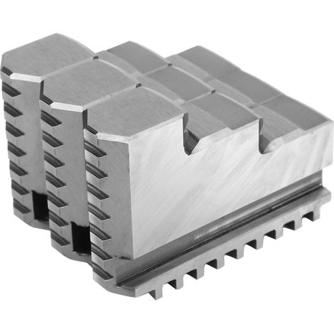 Lot de 3 mors internes en acier 20CrMnTi pour mandrin de tour/machine CNC, compatibles avec le modèle K11-200 de 8 pouces. (1/5)