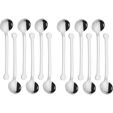 Cucchiaino moka inox Abert Riflesso cm 10,5 set 12 pz