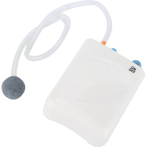 Pompe à oxygène portable DC-125, alimentée par batterie, diffuseur d'oxygène pour aquarium. (1/5)