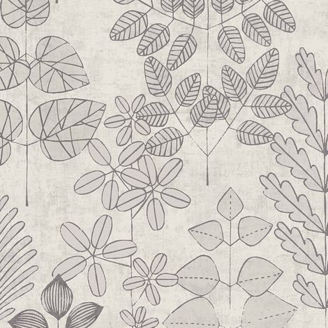 Vliestapete - Nordic Feeling - Braun Rot Blumen Floral A.S. Creation - 791471 (1/5)