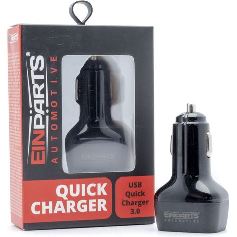 Caricabatterie per auto USB-C PD/PPS e QC 3.0 - Ricarica rapida x 2 porte (1/5)