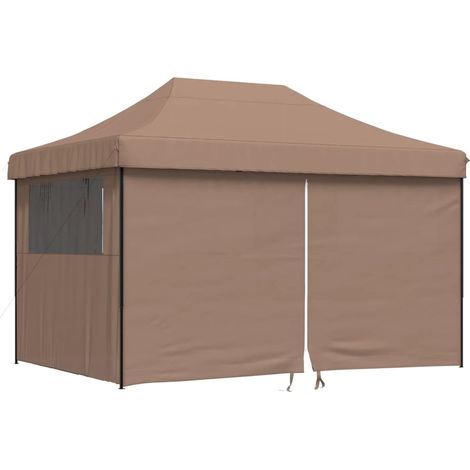 Maison Exclusive - Partyzelt Faltbar Pop-Up mit 4 Seitenteilen Br