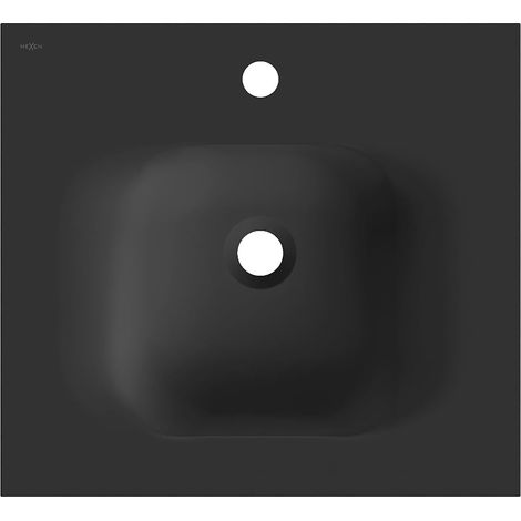Mexen Vela Einbauwaschbecken 46 x 46,5 cm, schwarz matt - 25234571