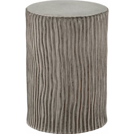 Tabouret en céramique gris texturé - gris texturé (1/5)