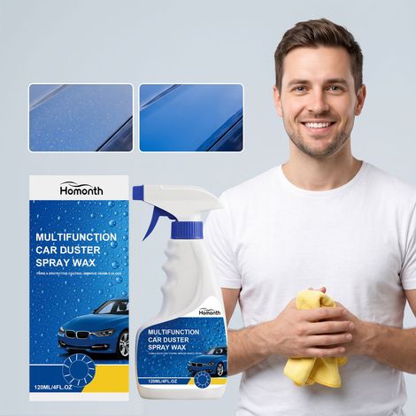 Spray dépoussiérant pour voiture - nettoie la poussière de la peinture, applique une couche brillante et s'utilise pour l'entretien quotidien de votre véhicule - 120 ml -- AUTLEAD (1/5)
