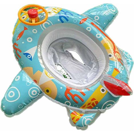 Bouée gonflable pour enfants, matelas pneumatique, flotteurs de plage avec 2 poignées, pour filles et garçons (1/5)