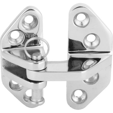 Charnière de trappe en acier inoxydable pour bateau, accessoire marine, quincaillerie navale, paire de 2 (1/5)