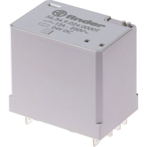 Finder 56.34.9.024.0000T Steckrelais 24 V/DC 12 A 4 Wechsler 1 St.