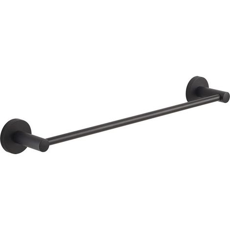 Gedy Porta Asciugamani Felce Plus Accorciabile da Parete Nero 45 cm