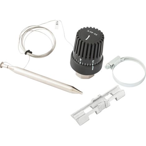Thermostatkopf mit Aussparung für InoxFlow-Krümmer – M30x1,5 (1/5)