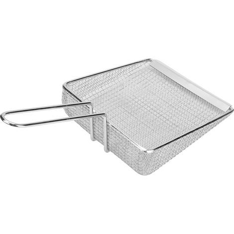 Multifunctional stainless steel frying scoop, multifunctional kitchen, mesh filter for fries (high density) (1/5)