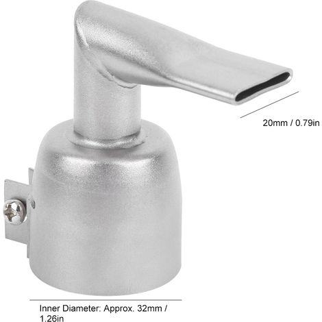 2 pièces 20mm Buse de soudage à 90 degrés pour pistolet à air chaud accessoire de soudage (1/5)
