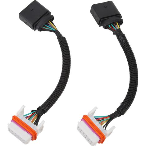 2pcs Connecteur Faisceau Phare Adaptateur 7L6 971 071 A HID Lampe Auto Câblage Prise Éclairage (1/5)