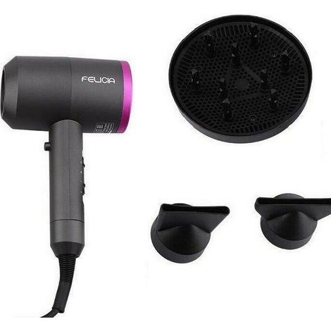 TRADE SHOP - Asciugacapelli Phon Professionale 1100w Diffusore 2 Beccucci Felicia Accessori - (1/5)