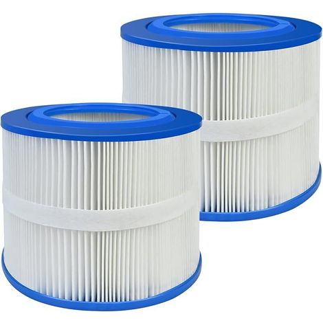 Paquete de 2 filtros para spa 10-00282 para spas Pleatco PBF40 y PBF40-M, filtro para spa Bullfrog Wellspring 30 Coreless 10-00282 PBF40