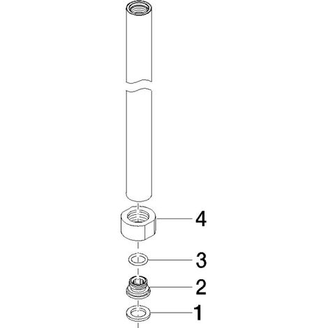 Dornbracht 90282210400-00 Pièces de rechange pour tuyau