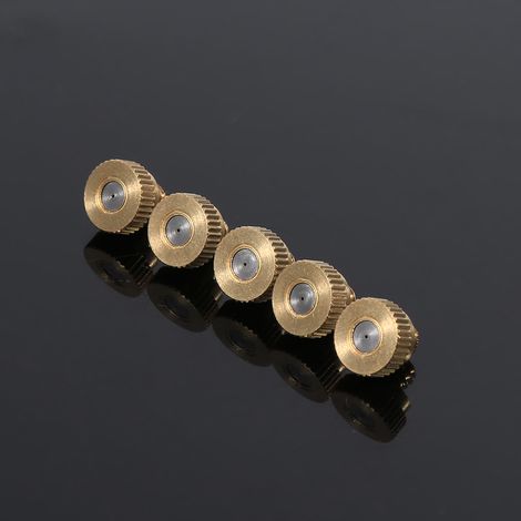 Sprühdüse aus Messing für Kühlsysteme (0,4 mm), 10/24 UNC-Gewinde, Garten, 20er-Packung (1/5)