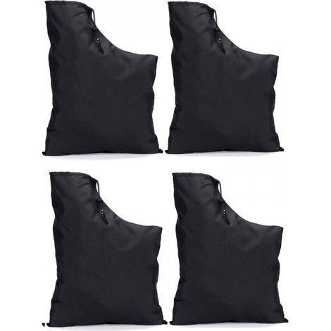 leaf blower vacuum bags, replacement storage bag for leaf blower, leaf collection bag with zippered bottom (1/5)