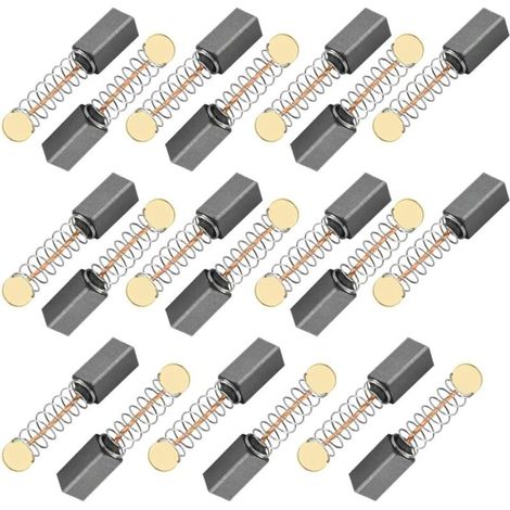 20 Paires Balais de Charbon 5 5 13mm pour Scie Circulaire Perceuse Rotative Dépoussiéreur Moto Outil Électrique Moteur Électrique Accessoires de Remplacement (1/4)