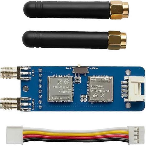 Módulo 2 en 1 NRF24 de 2,4 GHz y CC1101 de 433 MHz compatible con M5Stack StickCPlus con firmware Bruce. (1/5)